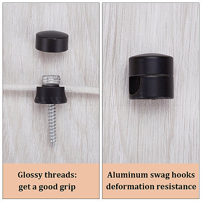 Алюминиевые зажимы для управления кабелем AJEW-WH0502-14B-1