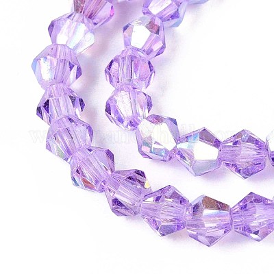 Прозрачные стеклянные бусины EGLA-N021-4mm-03-1