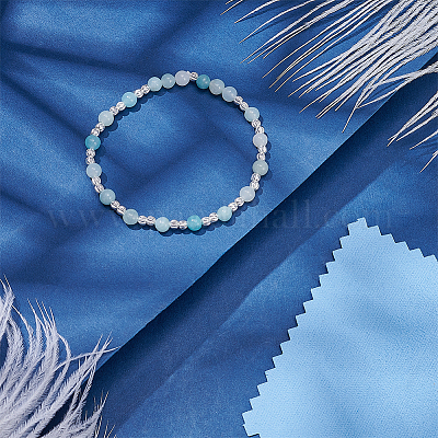 30 шт. 925 рифленые бусины из стерлингового серебра STER-UN0001-75-1