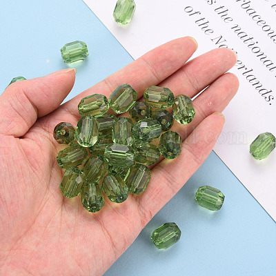 Прозрачные акриловые бусины&nbsp;TACR-S154-24A-83-1