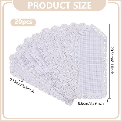 Закладки из хлопковой ткани аида для вышивки крестом&nbsp;AJEW-WH0314-795-1