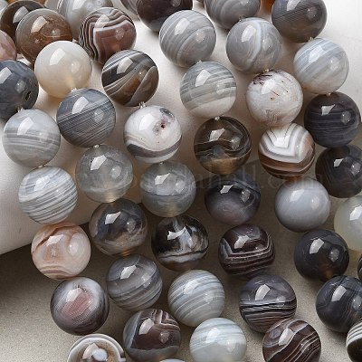 Природные Ботсвана агат бисер нитей G-H334-A01-03-1