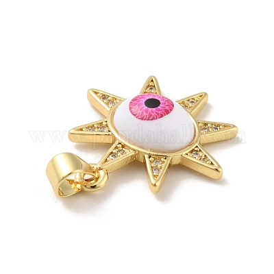 Латунные микро проложить кубического циркония подвески KK-B059-46G-1