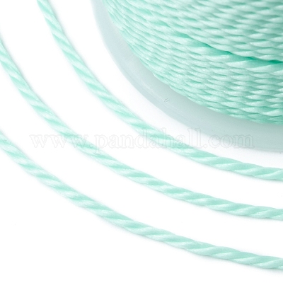 Круглый вощеный полиэфирный шнур X-YC-G006-01-1.0mm-34-1