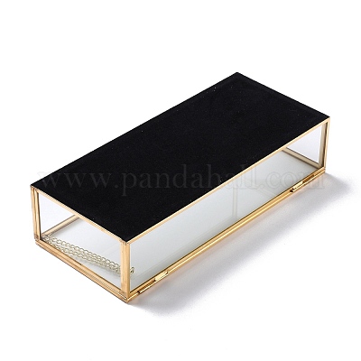 Прямоугольный сундук для украшений из прозрачного стекла CON-I010-01G-1