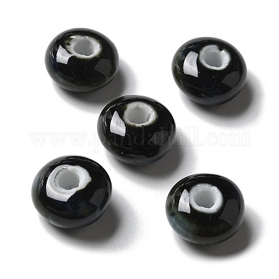 Фарфоровые бусины ручной работы PORC-L080-B04-1