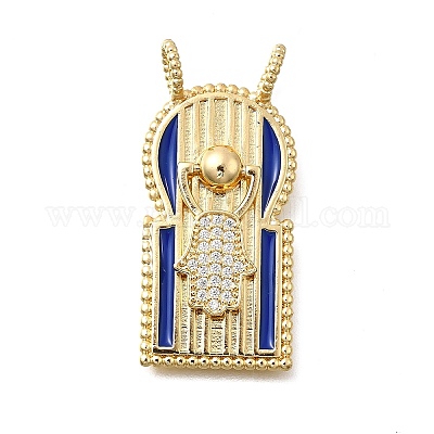 Латунные микро проложить кубического циркония подвески KK-Z125-24G-A-1