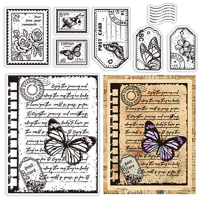 Wholesale CRASPIRE Butterfly Clear Stamps for Card Making Decoration  Scrapbooking 