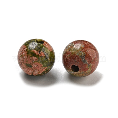 Бусины из природных Unakite X-G-G147-01J-1