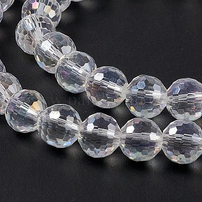 Гальванические стеклянные бусины EGLA-R040-8mm-15-1