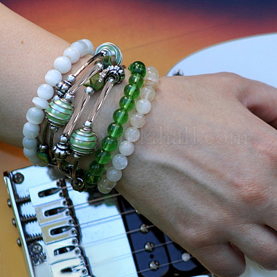 2000 шт. 4 вида стеклянных витых бусин SEED-GO0001-09C-1