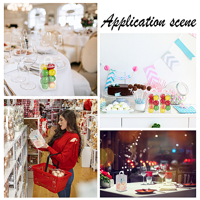 Прозрачные пластиковые подарочные коробки CON-WH0086-043-1