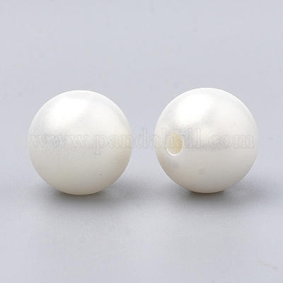 Spray gemalt Stil Acrylperlen&nbsp;MACR-T010-8mm-1