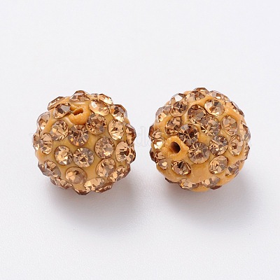 Pave disco бусины RB-H258-10MM-385-1