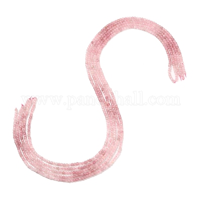 Природного розового кварца нитей бисера G-L634-D12-2.5x2.5mm-1