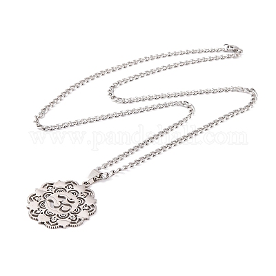 Не тускнеющие ожерелья из нержавеющей стали 304 NJEW-Q338-11P-1