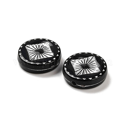 Непрозрачные акриловые бусины MACR-K359-55B-1