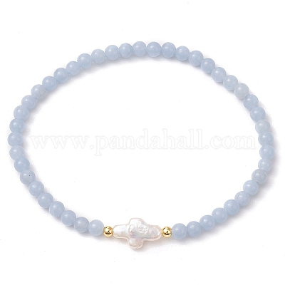 Природные смешанные драгоценные камни бисером стрейч браслеты BJEW-JB11272-1