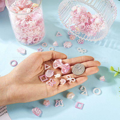 Непрозрачные бусины из абс-пластика FIND-TAC0016-33C-1