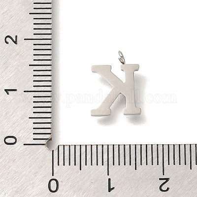 Подвески из нержавеющей стали 304 с микропаве из кубического циркония STAS-H228-06P-K-1