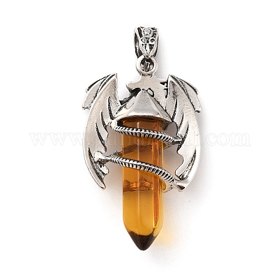 Стеклянные подвески в форме пули G-B042-05P-1