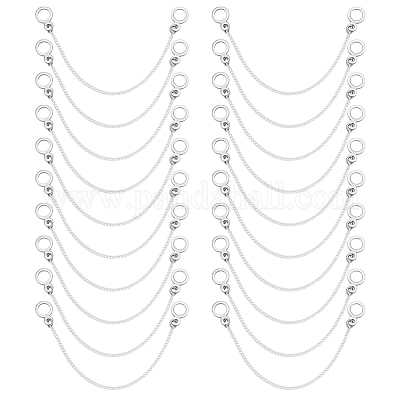 20 шт. железные цепи для одежды HJEW-NB00289-1