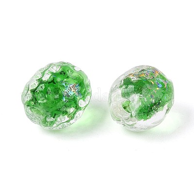 Handmade стеклянные бусины фольги&nbsp;FOIL-N029-10C-1