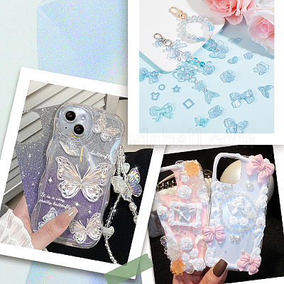 100 г смоляных подвесок и бусин набор для самостоятельного изготовления бижутерии OHAR-SC0003-01C-1