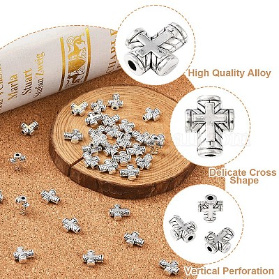 Тибетский стиль сплава цинка бисером&nbsp;TIBEB-YW0001-10-1