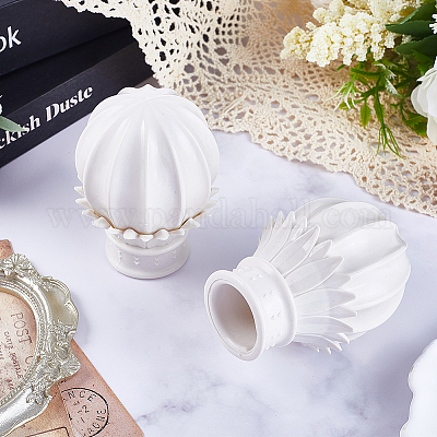 Пластиковые головки для карнизов FIND-WH0417-41B-1