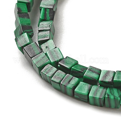 Синтезировать нити малахитовых бусин G-B064-A07-1