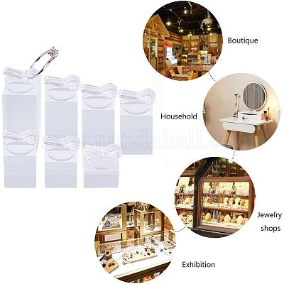 Acryl Single Schmuck Display Ständer Sets&nbsp;RDIS-FG0001-02-1