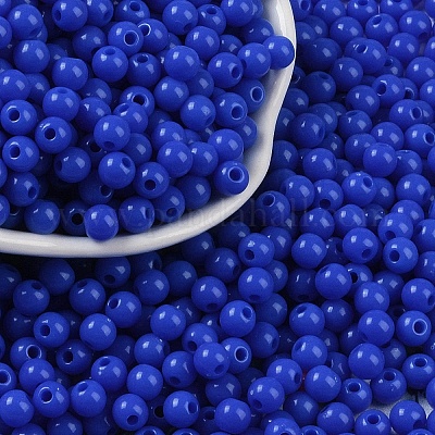 Непрозрачные акриловые бусины SACR-A007-01C-26-1