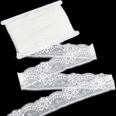 20 ярд полиамидной цветочной кружевной ленты OCOR-CY0001-29A-1