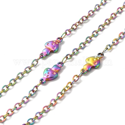 Цепи с грибовидными звеньями из нержавеющей стали 304 с ионным покрытием (IP) STAS-B041-11MC-1