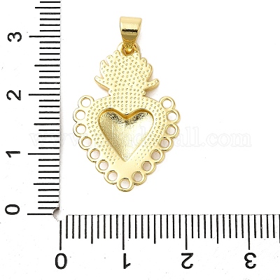 Латунь эмаль подвески KK-P303-08B-G-1