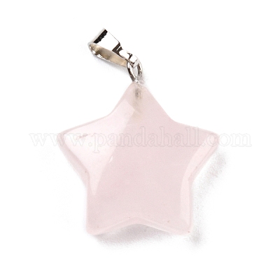 Природного розового кварца подвески X-G-I319-01P-07-1