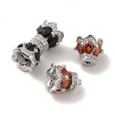 Покрытие стойки латунные стеклянные подвески с кубическим цирконием KK-S368-03P-1