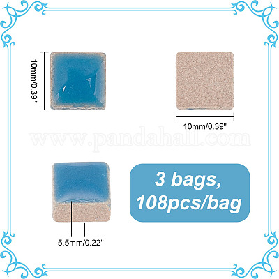 Фарфоровые кабошоны градиентного цвета от Ahademaker PORC-GA0001-02B-1