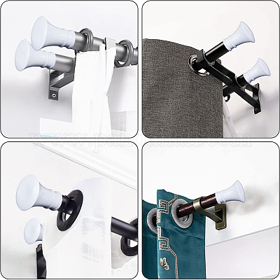 Пластиковые головки для карнизов FIND-WH0002-81B-1