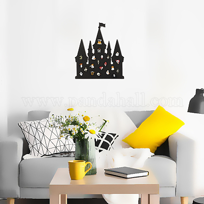 Брошь в виде замка AJEW-WH0567-78-1