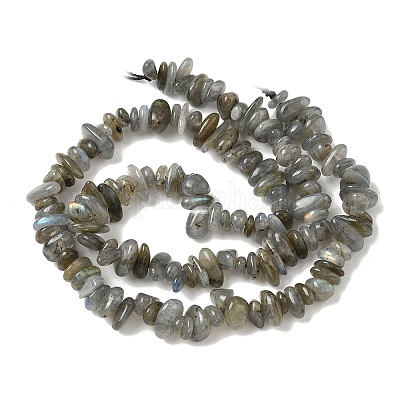 Природные лабрадорита бисер нитей X-G-I225-15A-1