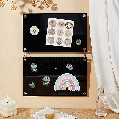 2шт акриловый держатель для наклеек ODIS-BC0001-18B-1