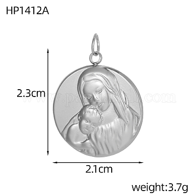 Подвески из нержавеющей стали 304 STAS-OY005-42P-01-1