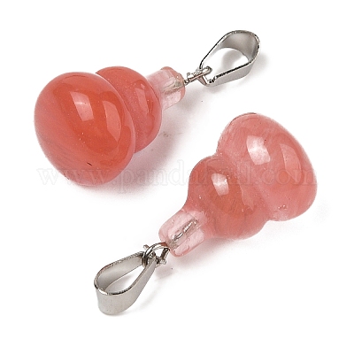 Вишневое из кварцевого стекла подвески G-B127-03P-16-1