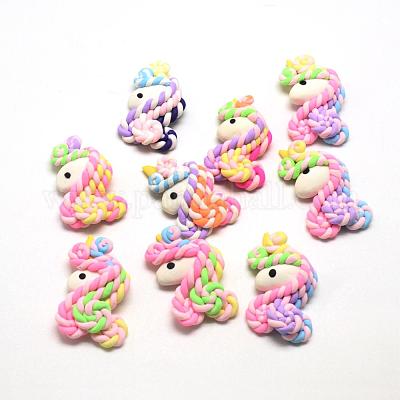 Кабошоны из полимерной глины ручной работы CLAY-Q230-77-1