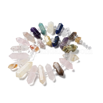 Натуральный розовый кварц и кристаллы кварца G-H247-06B-1