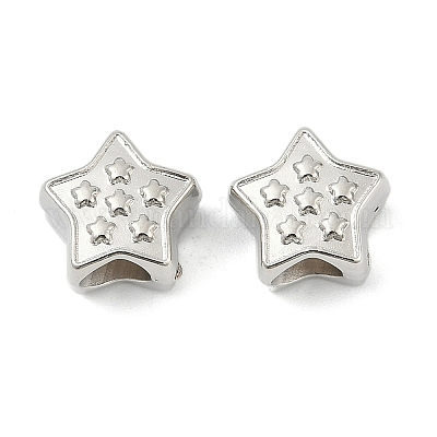 Ccb пластиковые бусины с большими отверстиями CCB-D278-11P-1