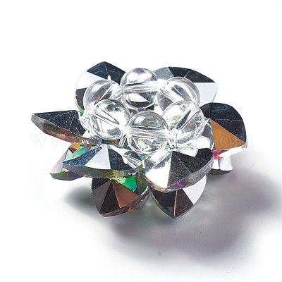 Стеклянные бусины тканые GLAA-F088-C03-1