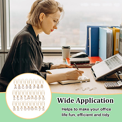 Длинные скрепки из углеродистой стали AJEW-OC00019-1
